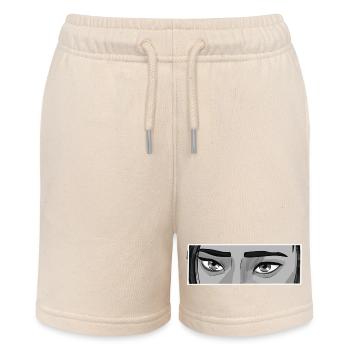 Cait Eyes BW - Stanley/Stella Teenager Bio-Joggingshorts MINI BOLTER - Natur - Vorne