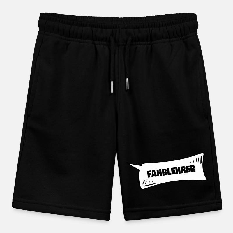 Speech bubble driving instructor Stanley/Stella MINI BOLTER Organic Teen Jogging Shorts