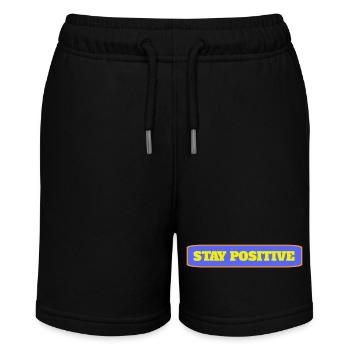 Restez positif - Short bio MINI BOLTER Stanley/Stella Ado - noir - Devant