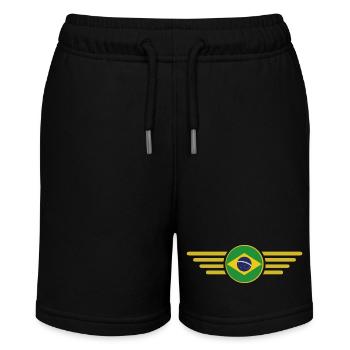 I Love Brazil, Elegance Style Design T-Shirt - Stanley/Stella MINI BOLTER Organic Teen Jogging Shorts - black - Front