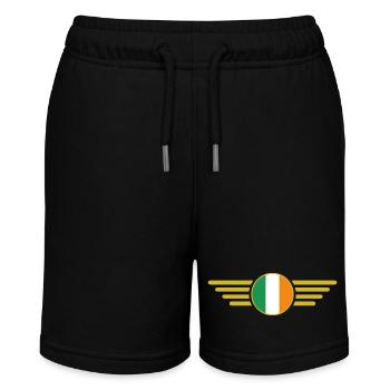 I Love Ireland Elegance Style Design T-Shirt - Stanley/Stella MINI BOLTER Organic Teen Jogging Shorts - black - Front