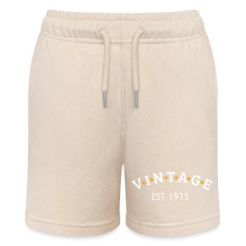 Vintage est 1975 - Short bio MINI BOLTER Stanley/Stella Ado - écru doux - Devant