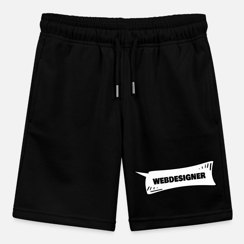 Speech Bubble Web Designer Stanley/Stella MINI BOLTER Organic Teen Jogging Shorts