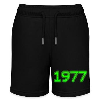1977 - Stanley/Stella Teenager Bio-Joggingshorts MINI BOLTER - Schwarz - Vorne