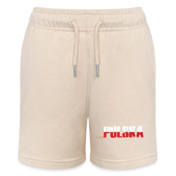 Nationalpatriotisches Thema - Polen - Stanley/Stella Teenager Bio-Joggingshorts MINI BOLTER - Natur - Vorne