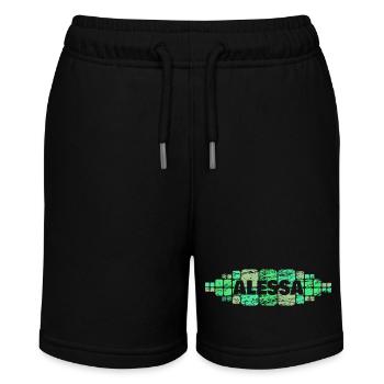 Mutti Alessa - Stanley/Stella Teenager Bio-Joggingshorts MINI BOLTER - Schwarz - Vorne