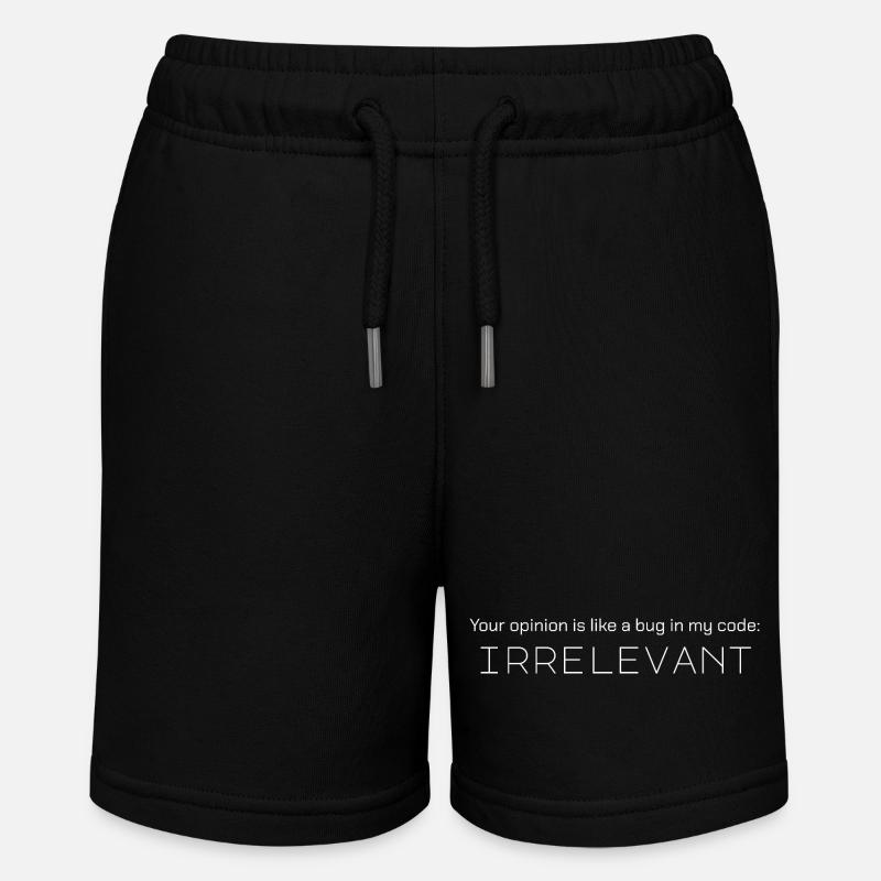 Votre avis est comme un bug dans mon code : non pertinent - Short bio MINI BOLTER Stanley/Stella Ado - noir