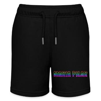 Maria Pilar RS Rainbow - Stanley/Stella MINI BOLTER Organic Teen Jogging Shorts - black - Front