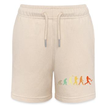 Ich kann nicht Baseball haben - Stanley/Stella Teenager Bio-Joggingshorts MINI BOLTER - Natur - Vorne