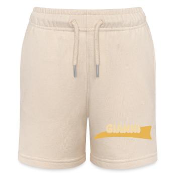 Geschenk für Gianni - Stanley/Stella Teenager Bio-Joggingshorts MINI BOLTER - Natur - Vorne