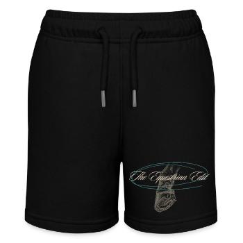 Pferdehuf The Equestrian Edit - Stanley/Stella Teenager Bio-Joggingshorts MINI BOLTER - Schwarz - Vorne