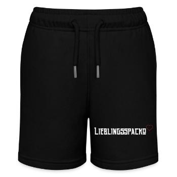 Spacko - Stanley/Stella Teenager Bio-Joggingshorts MINI BOLTER - Schwarz - Vorne
