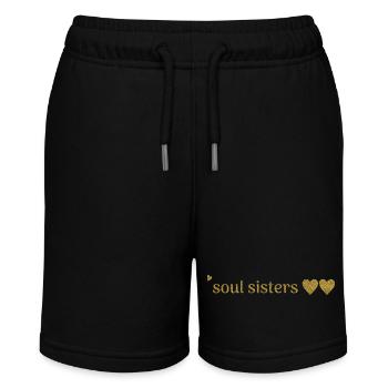 Freunde - soul sisters - Stanley/Stella MINI BOLTER Organic Teen Jogging Shorts - black - Front