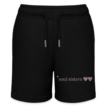 Freunde - Stanley/Stella Teenager Bio-Joggingshorts MINI BOLTER - Schwarz - Vorne