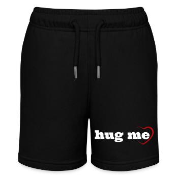 Hug me - Stanley/Stella MINI BOLTER Organic Teen Jogging Shorts - black - Front
