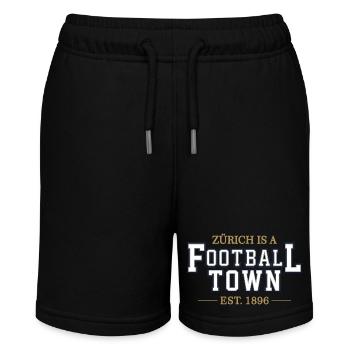 Züri - Stanley/Stella Teenager Bio-Joggingshorts MINI BOLTER - Schwarz - Vorne