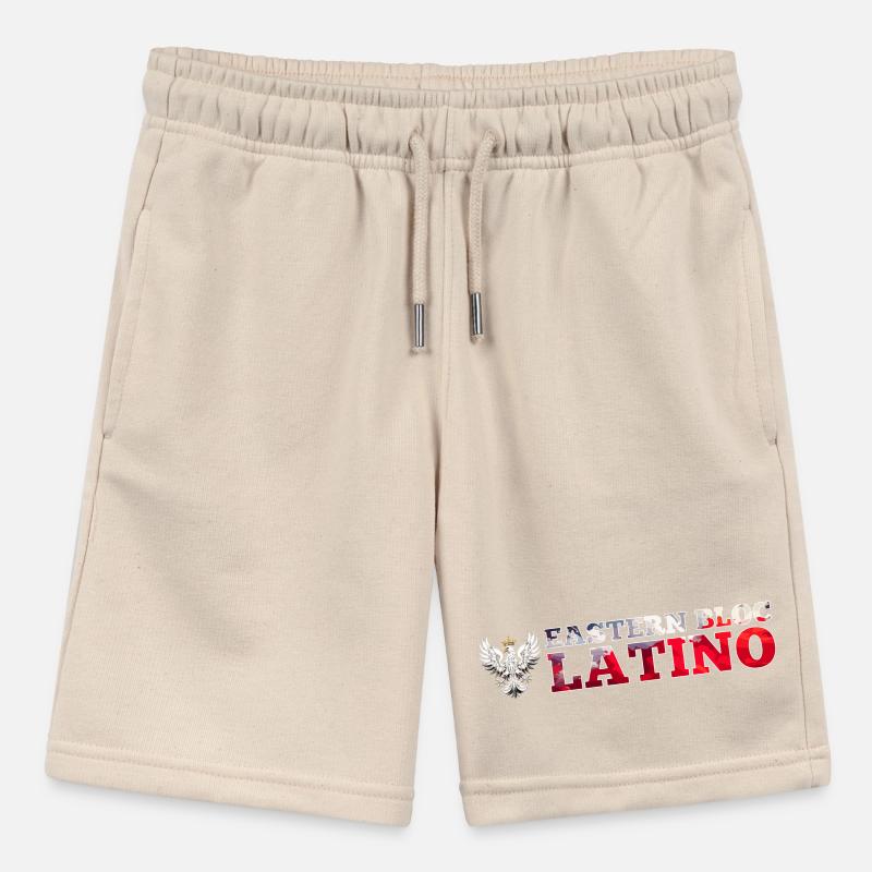 Eastern Bloc Latino Pole Poland White Eagle Gift Stanley/Stella MINI BOLTER Organic Teen Jogging Shorts