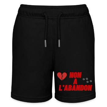 NOT ABANDONED - Stanley/Stella MINI BOLTER Organic Teen Jogging Shorts - black - Front