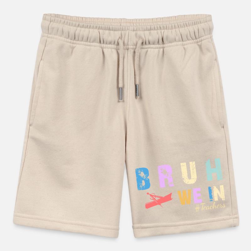 Bruh We In - Erster Tag im College oder in der Schule Stanley/Stella Teenager Bio-Joggingshorts MINI BOLTER