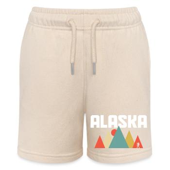 Alaska Randonnée en plein air Souvenir vintage - Short bio MINI BOLTER Stanley/Stella Ado - écru doux - Devant