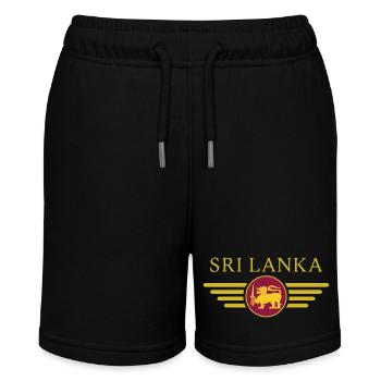 J’aime le Sri Lanka, T-shirt design de style élégance - Short bio MINI BOLTER Stanley/Stella Ado - noir - Devant