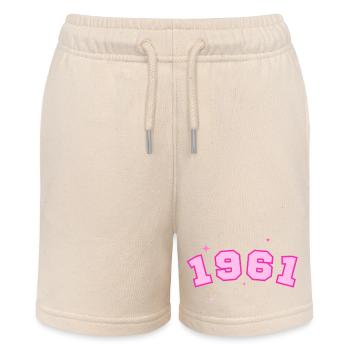1961 rose étoile - Short bio MINI BOLTER Stanley/Stella Ado - écru doux - Devant