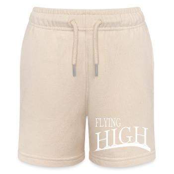 sayings sky watching commercial pilot awesome - Stanley/Stella MINI BOLTER Organic Teen Jogging Shorts - soft Ecru - Front