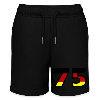75 Number Germany Jersey - Stanley/Stella MINI BOLTER Organic Teen Jogging Shorts - black - Front