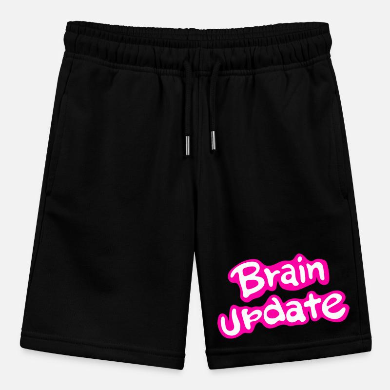 Brain Update Comic-Schrift pink. Stanley/Stella Teenager Bio-Joggingshorts MINI BOLTER