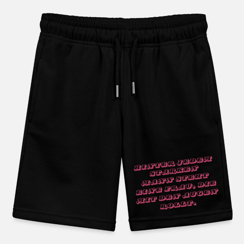 Hinter jedem starken Mann… Stanley/Stella Teenager Bio-Joggingshorts MINI BOLTER