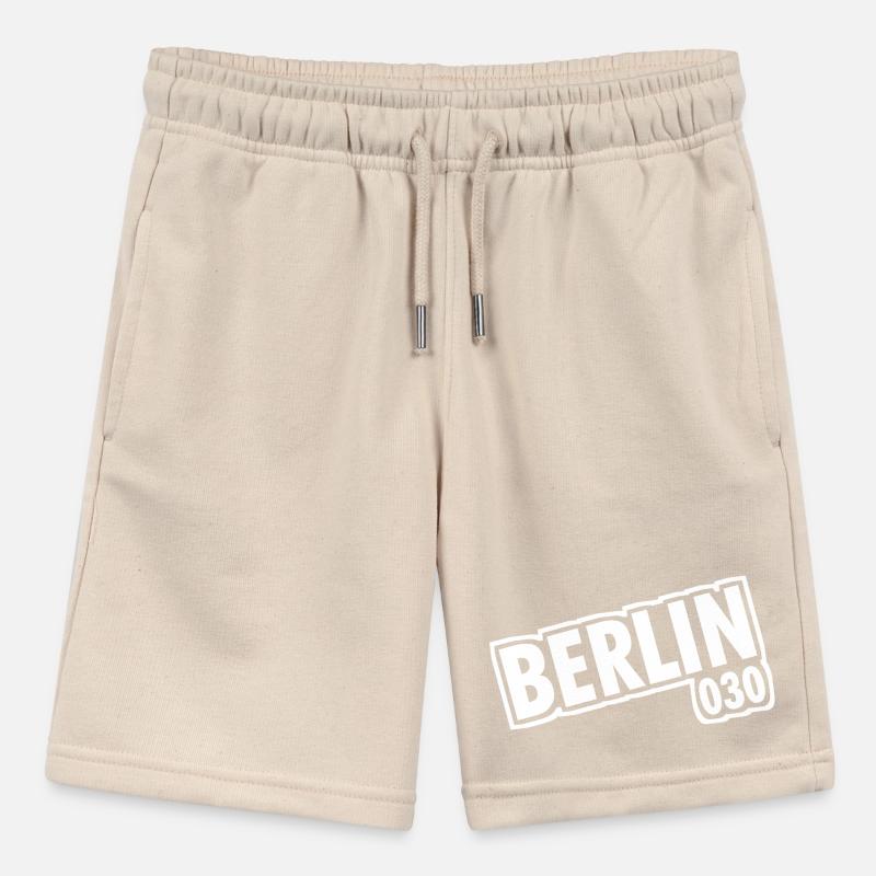 Berlin - 030 - Capital - Germany - Area Code Stanley/Stella MINI BOLTER Organic Teen Jogging Shorts