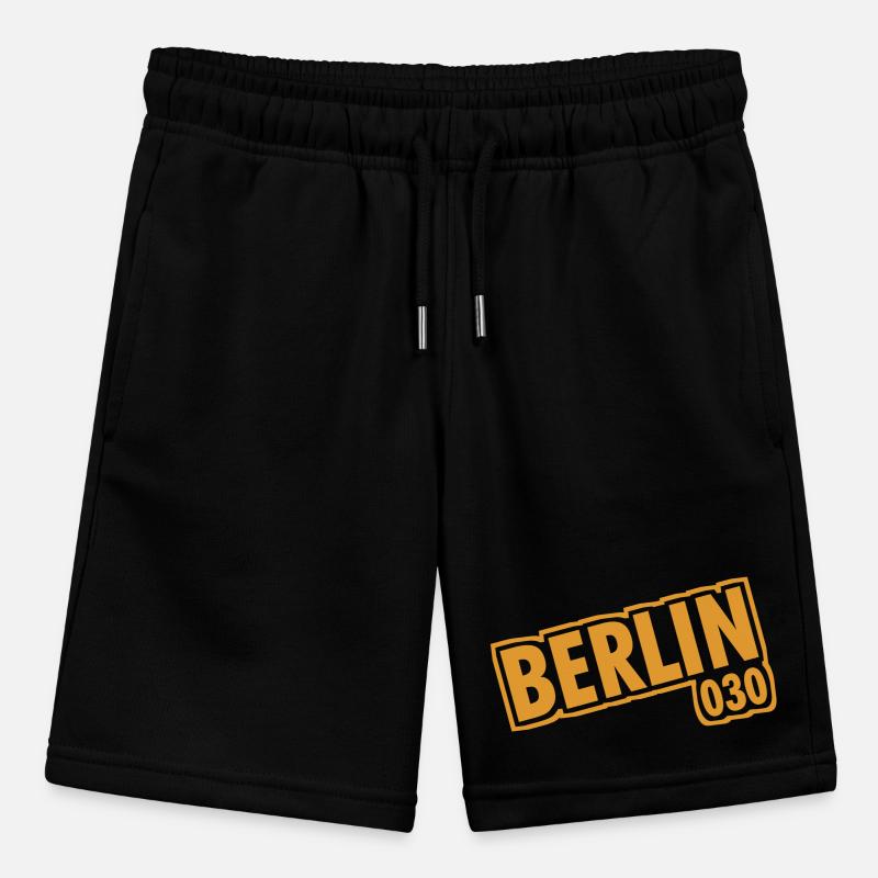 Berlin - 030 - Capital - Germany - Area Code Stanley/Stella MINI BOLTER Organic Teen Jogging Shorts