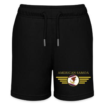 American Samoa, Elegance Style Design T-Shirt - Stanley/Stella MINI BOLTER Organic Teen Jogging Shorts - black - Front
