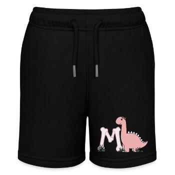 Buchstabe M - Stanley/Stella Teenager Bio-Joggingshorts MINI BOLTER - Schwarz - Vorne