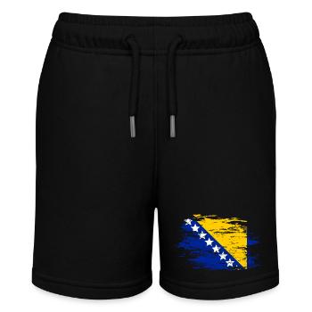 Drapeau bosnien utilisé - Short bio MINI BOLTER Stanley/Stella Ado - noir - Devant