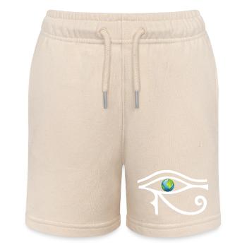 Blick auf die Welt (weiß) - Stanley/Stella Teenager Bio-Joggingshorts MINI BOLTER - Natur - Vorne