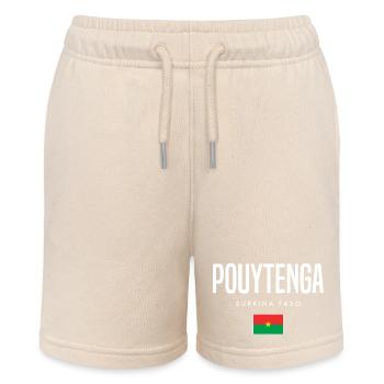 Pouytenga Burkina Faso - Stanley/Stella MINI BOLTER Organic Teen Jogging Shorts - soft Ecru - Front