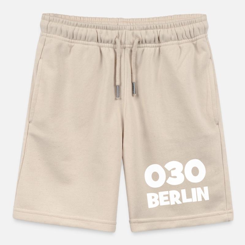 030 - Null Drei Null - Berlin - Area Code - Phone Stanley/Stella MINI BOLTER Organic Teen Jogging Shorts