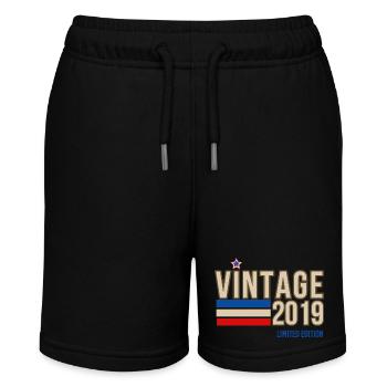 Vintage 2019 limited edition - Short bio MINI BOLTER Stanley/Stella Ado - noir - Devant