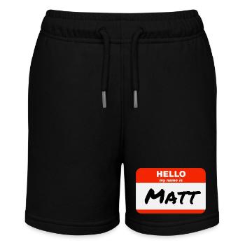 Bonjour, je m’appelle Matt Étiquette Étiquette - Short bio MINI BOLTER Stanley/Stella Ado - noir - Devant