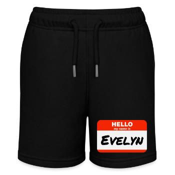 Bonjour, je m’appelle Evelyn Étiquette Nom Étiquette - Short bio MINI BOLTER Stanley/Stella Ado - noir - Devant