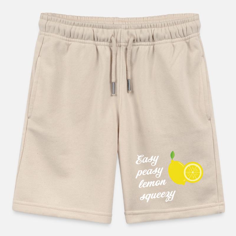 Zitronen mit Spruch Easy peasy lemon squeezy Stanley/Stella Teenager Bio-Joggingshorts MINI BOLTER