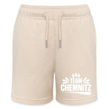 Team Chemnitz - Stanley/Stella Teenager Bio-Joggingshorts MINI BOLTER - Natur - Vorne