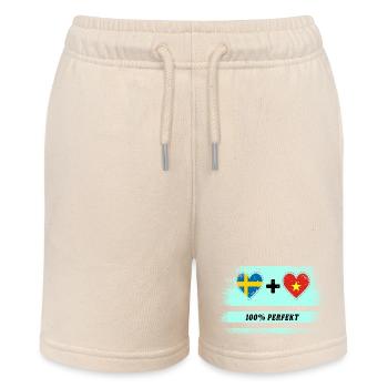 Vietnam et Suède 100% Parfait / Cadeau - Short bio MINI BOLTER Stanley/Stella Ado - écru doux - Devant
