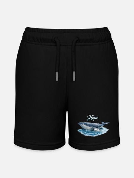 Wal Hope - Stanley/Stella Teenager Bio-Joggingshorts MINI BOLTER - Schwarz