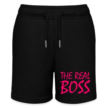 The real boss - Stanley/Stella Teenager Bio-Joggingshorts MINI BOLTER - Schwarz - Vorne
