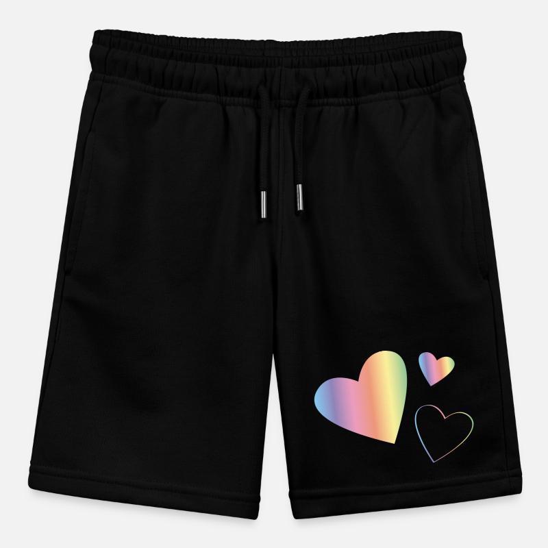 Regenbogen Herzen Stanley/Stella Teenager Bio-Joggingshorts MINI BOLTER