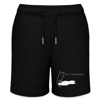 Superhero - Stanley/Stella MINI BOLTER Organic Teen Jogging Shorts - black - Front