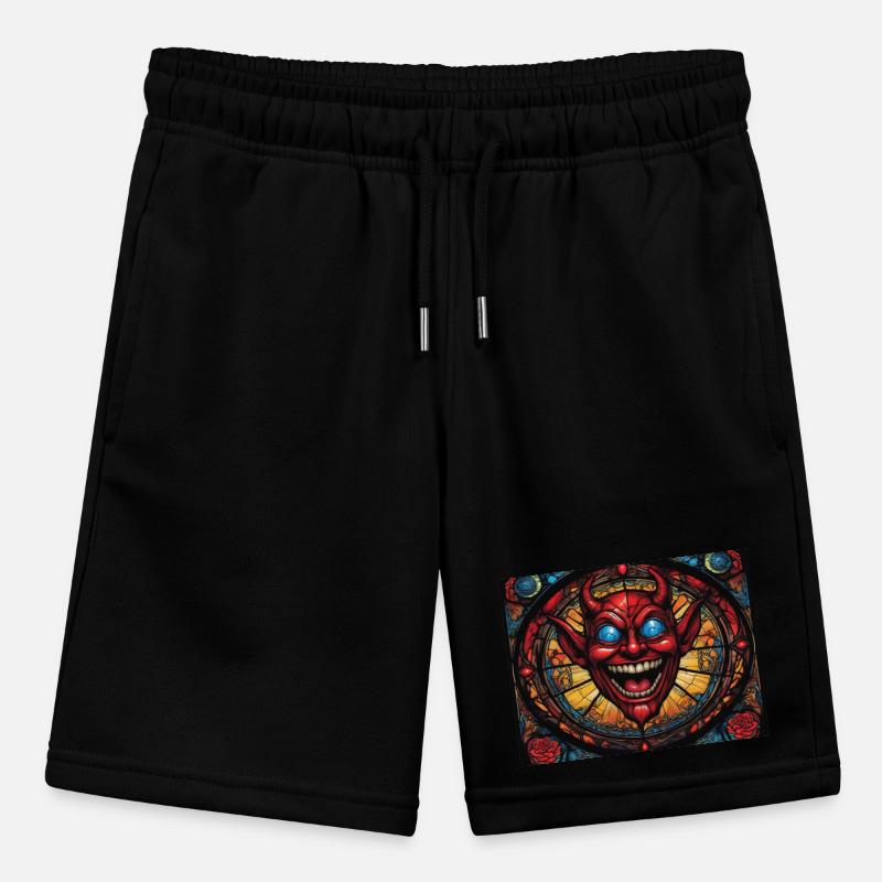 Red Head Devil Stanley/Stella MINI BOLTER Organic Teen Jogging Shorts