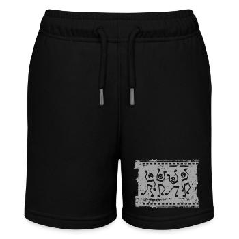Musik - Stanley/Stella Teenager Bio-Joggingshorts MINI BOLTER - Schwarz - Vorne